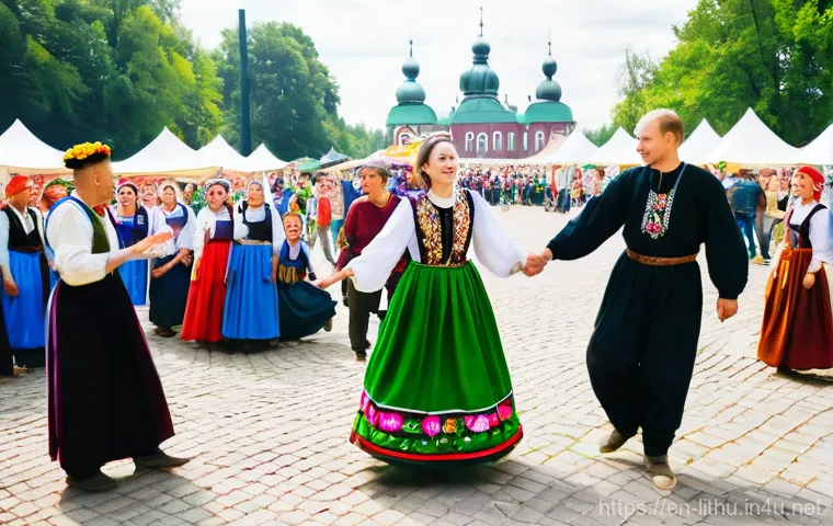 리투아니아 민족 구성과 특징 - **Prompt:** An elderly Lithuanian woman with gentle, wise eyes and a warm smile, wearing a modest, r... 리투아니아 민족 구성과 특징 - **Prompt:** An elderly Lithuanian woman with gentle, wise eyes and a warm smile, wearing a modest, r...